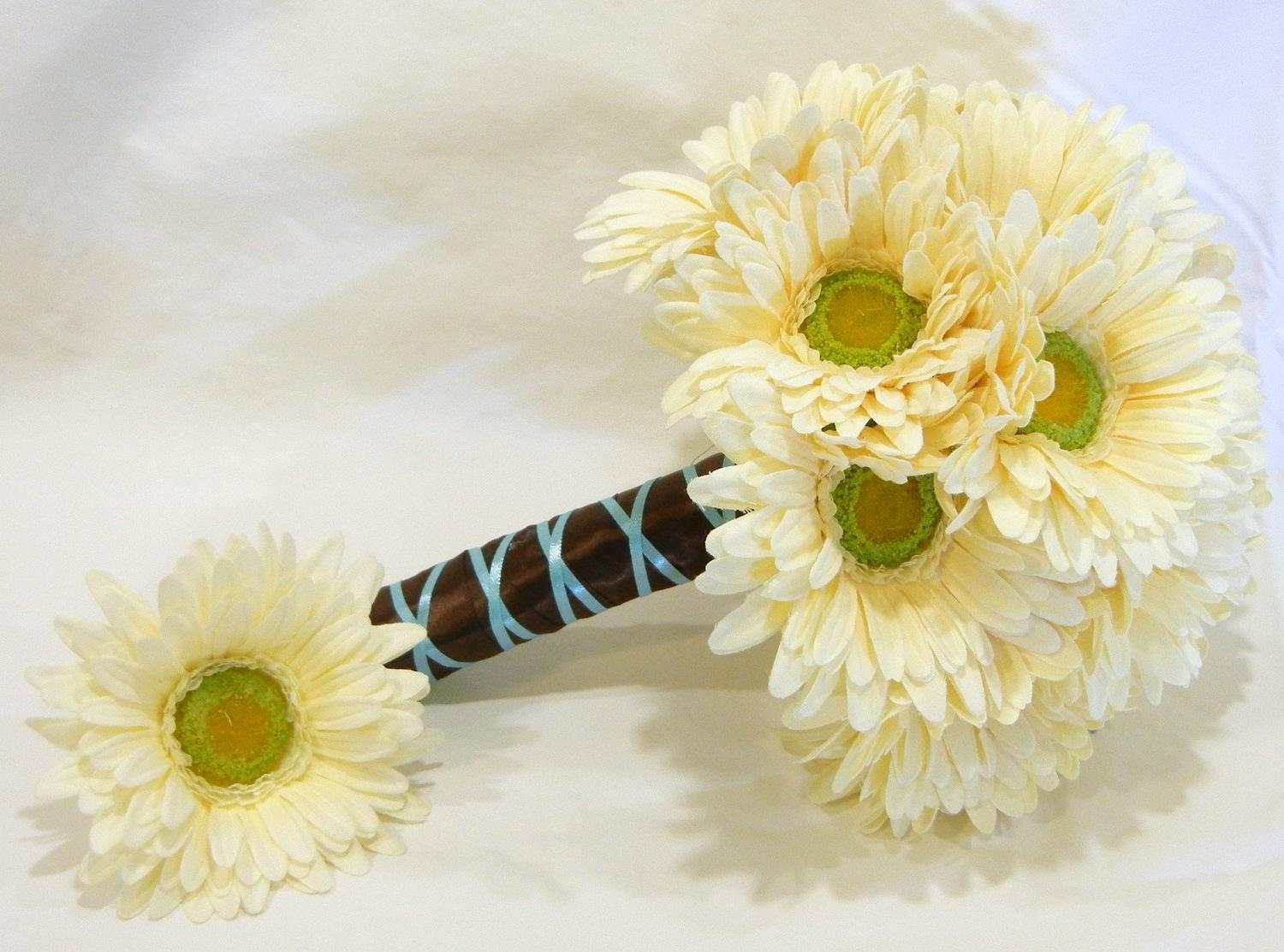 Cream Colored Gerber Daisies