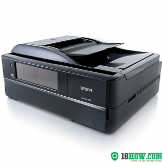 How to reset flashing lights for Epson Artisan 837 printer