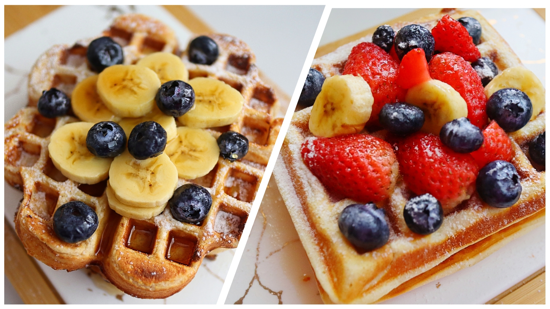 EASY HOMEMADE WAFFLES - TWO WAYS - TWO RECIPES! picture