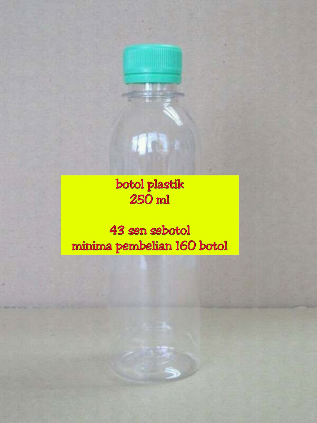 LebihKurangLaa Pembekal botol  plastik