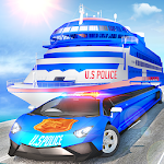 Cover Image of Download US Police Limo Transporter Truck 2019  APK