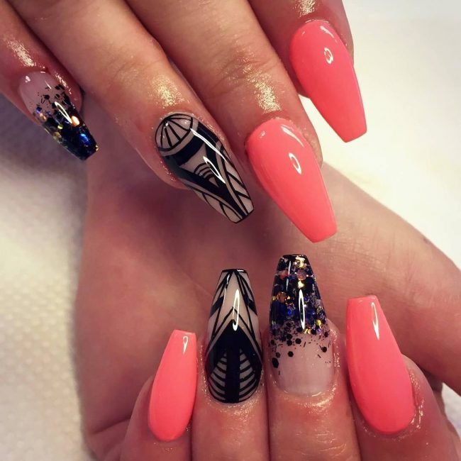 Trendy and Exclusive Casket Nails 2018-2019 - Fashionre