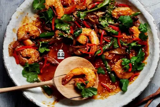 Schewan Style Spicy Prawns