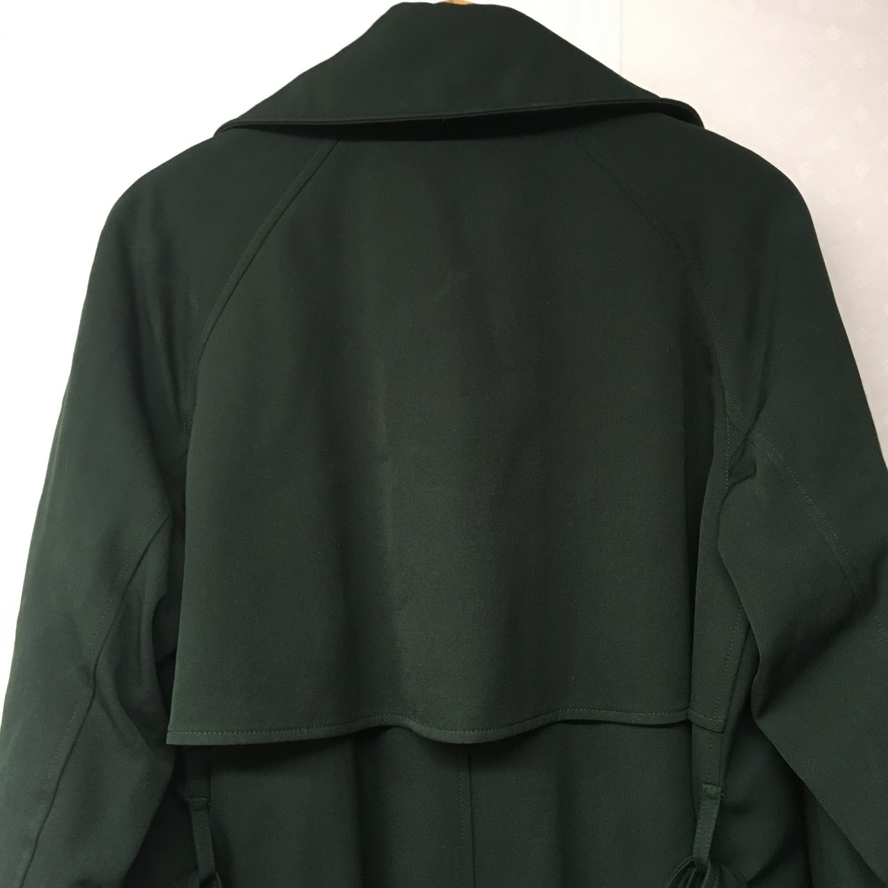 Burberry Green Wool Coat