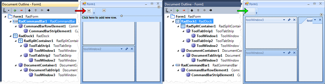 The Source Of My Code Visual Studio The Document Outline Window