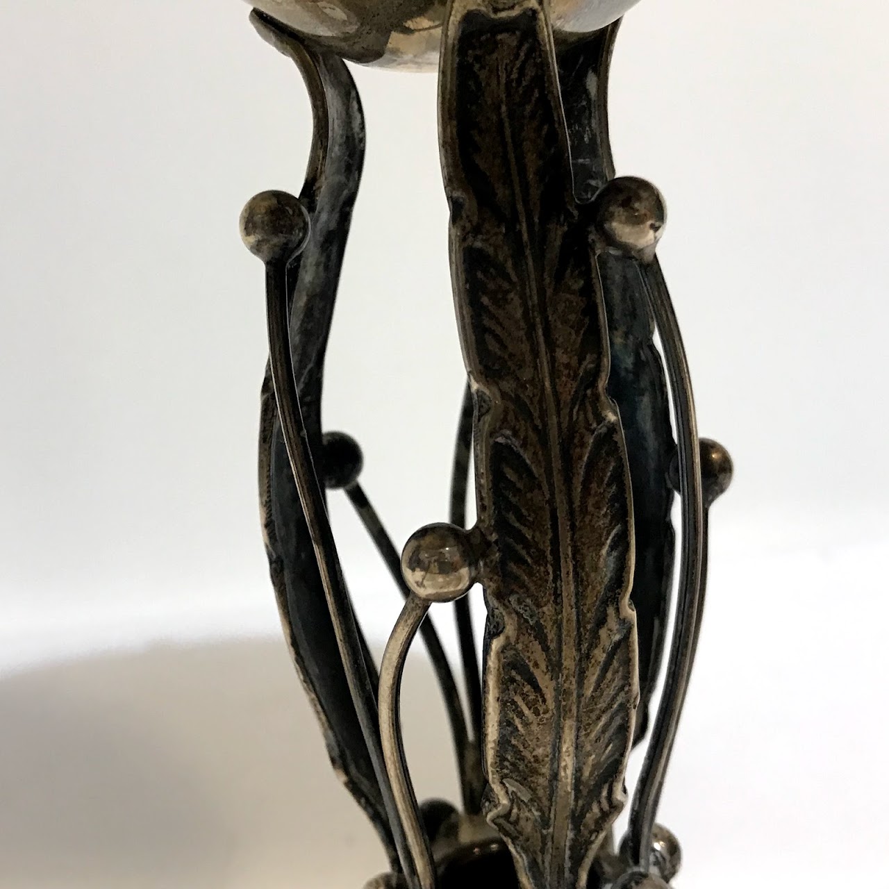 Sterling Silver Art Nouveau Compote