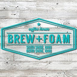 BREW & FOAM COFFEE HOUSE KUHIO logo