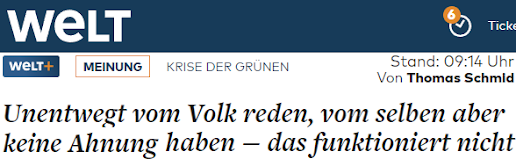 Thomas Schmid: Unentwegt vom Volk reden, vom selben aber keine Ahnung haben – das funktioniert nicht