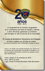 bomberos envigado 20 años