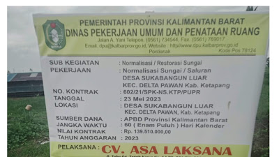 Aspirasi Yuliani Aloh Dewan Provinsi Normalisasi Saluran Desa Sukabangun Luar Dapatkan Apresiasi Masyarakat Setempat