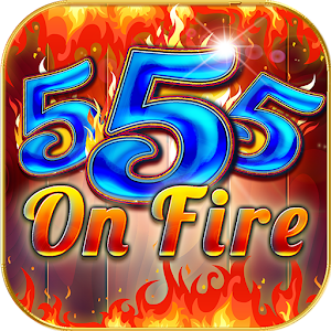 Triple 5 On Fire: slot machine logo