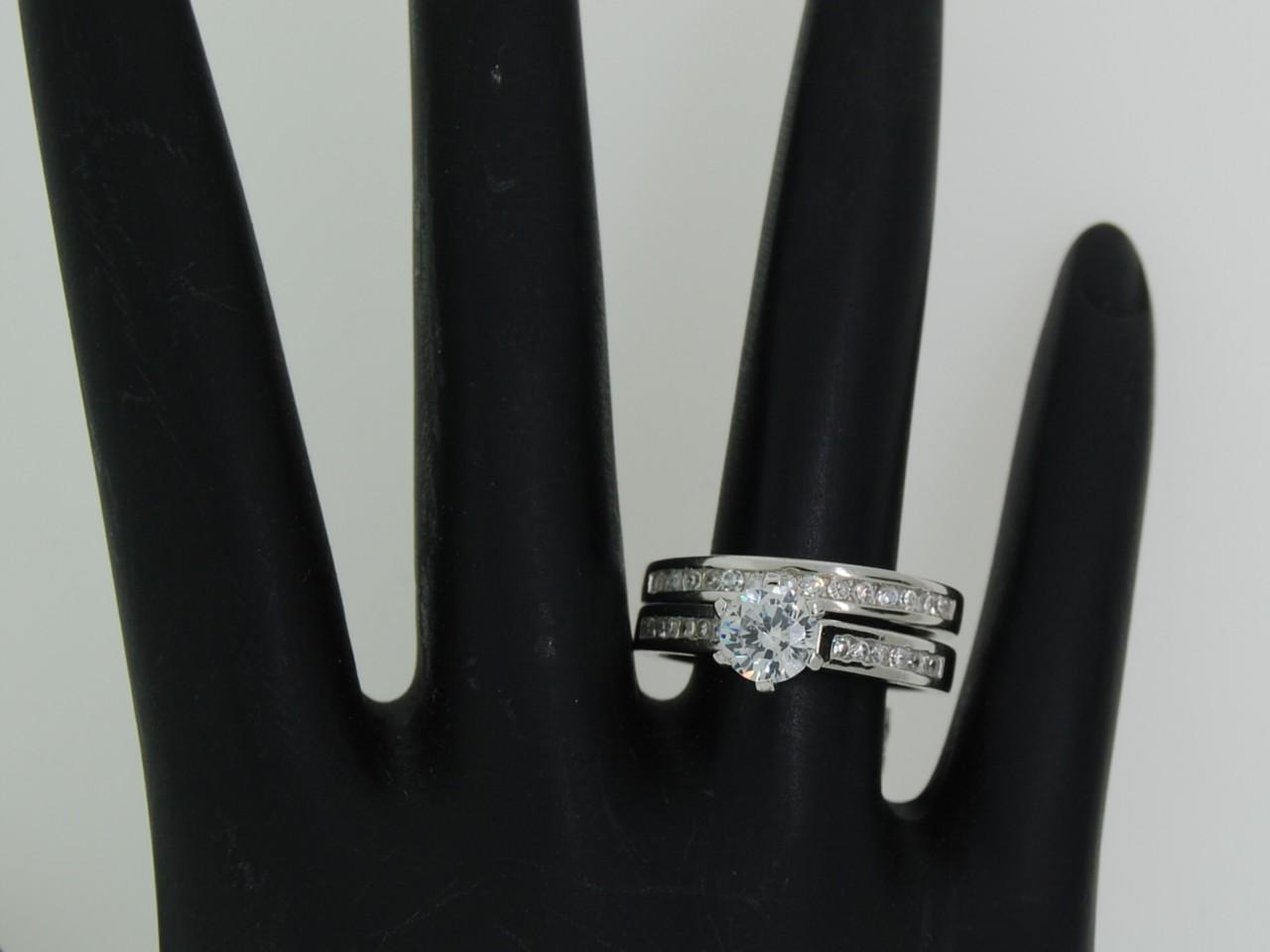 cz wedding ring sets atlanta