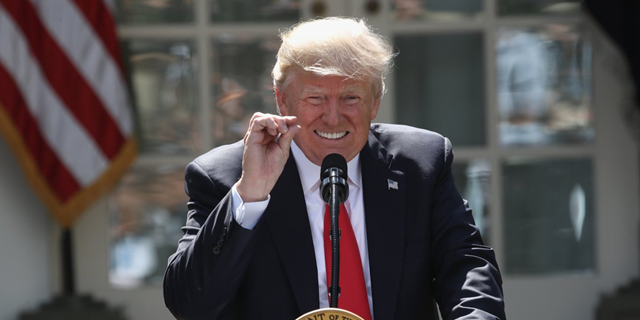 Trump announces U.S. withdrawal from the Paris climate accord, 2 June 2017. Photo: Reuters