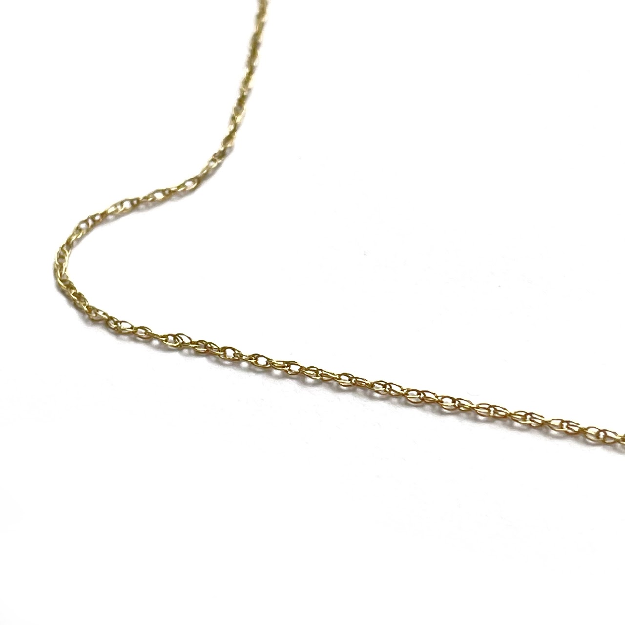 14K Gold Chain with Sterling Silver & 14K Gold Pendant