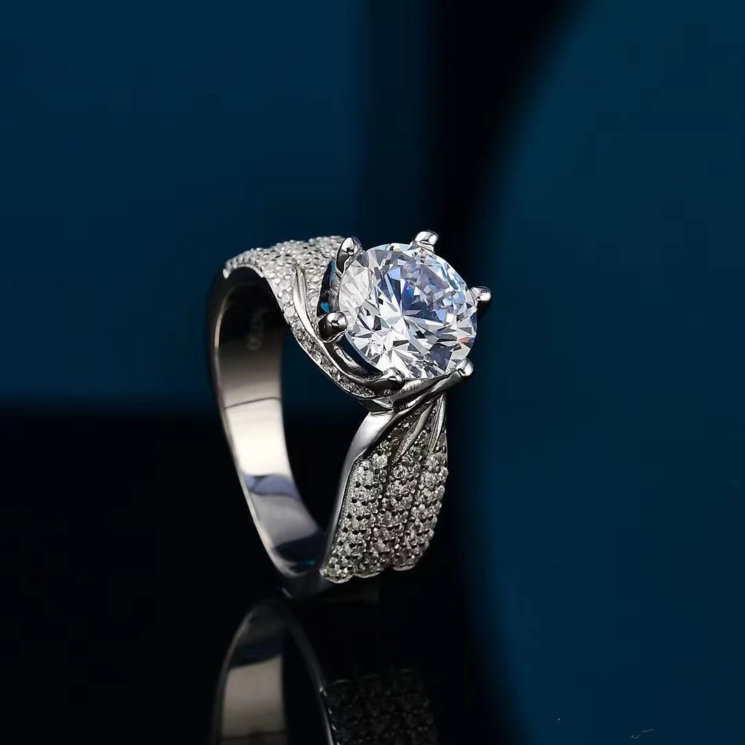 Title 3, Anillo Elegante de Mujer Big Crown 5 Karat con ...