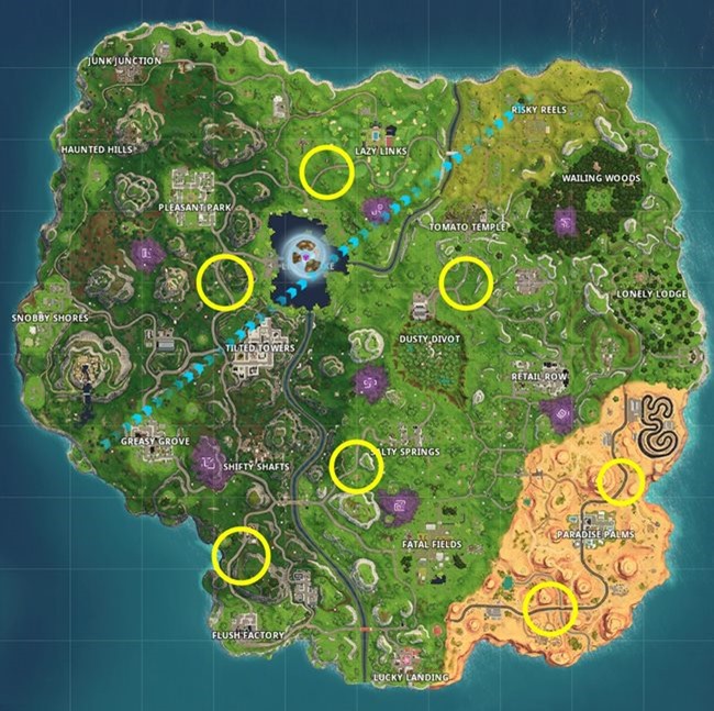 fortnite radar sign locations guide 02 map bb