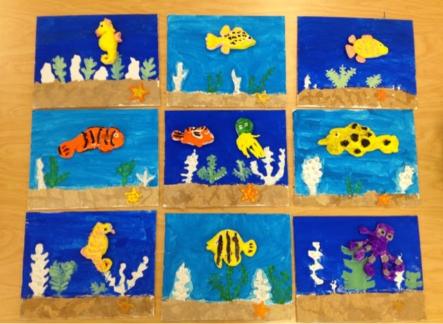 Art with Mr. Giannetto: 2nd Grade: Under the Sea