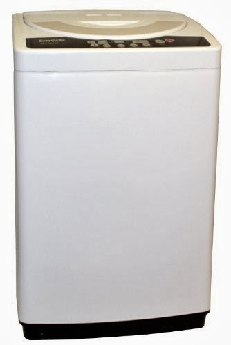  Smart+ Products SPP55AW Portable Compact Top Load Washing Machine, 1.65 Cubic Feet