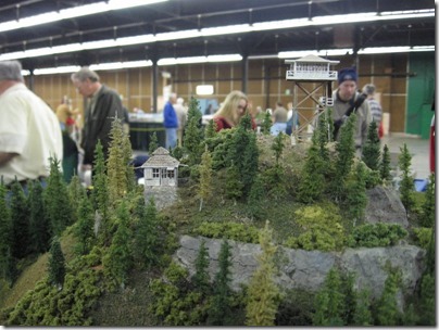 IMG_5905 Z-Scale Fire Lookout & Cabin on the Southern Oregon Z Layout at the Great Train Expo in Portland, Oregon on February 14, 2009