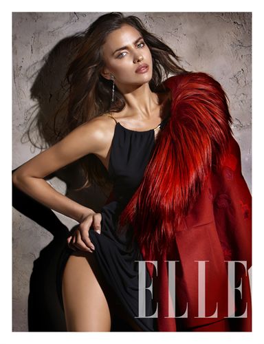 Irina Shayk - la mujer de rojo- Elle España