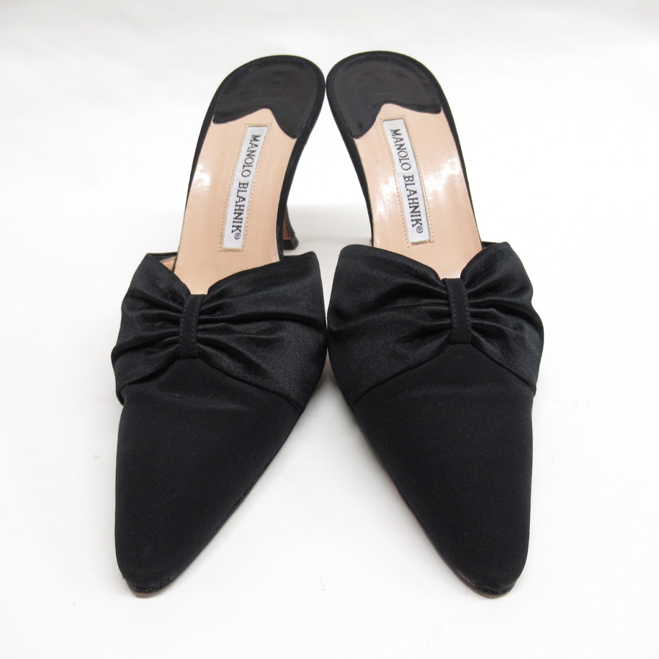 Manolo Blahnik Black Mules