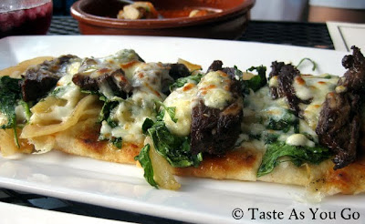 Coca de Churrasco at Tapas on Main in Bethlehem, PA - Photo by Taste As You Go
