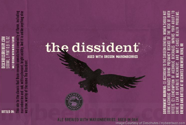 Deschutes Adding The Dissident w/Oregon Marionberries