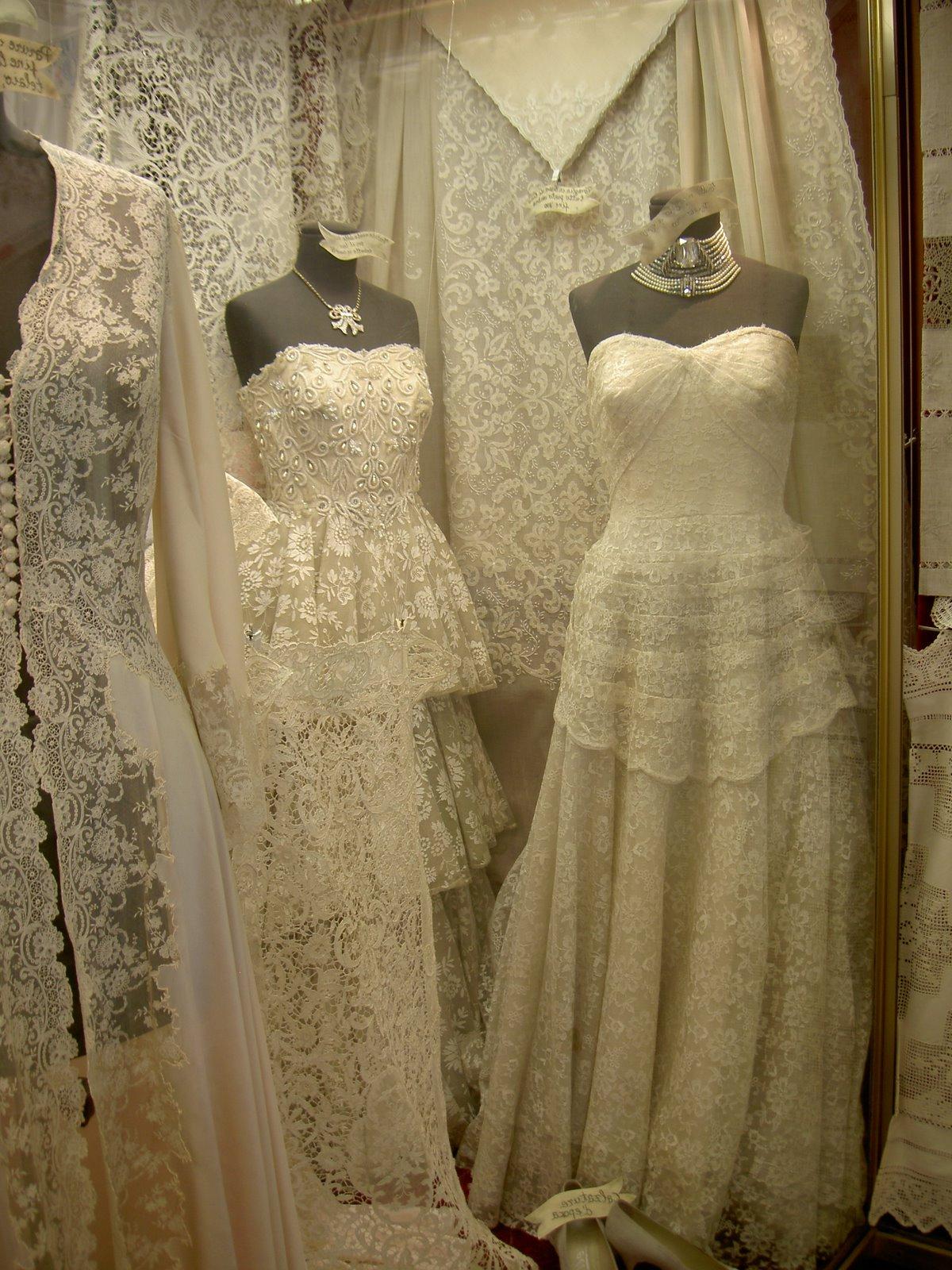 Lace wedding dresses in Murano