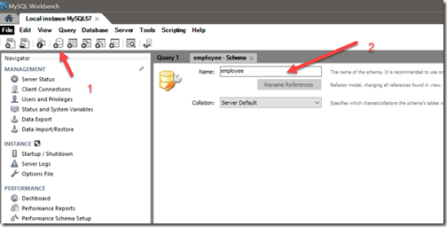 database-creation-mysql