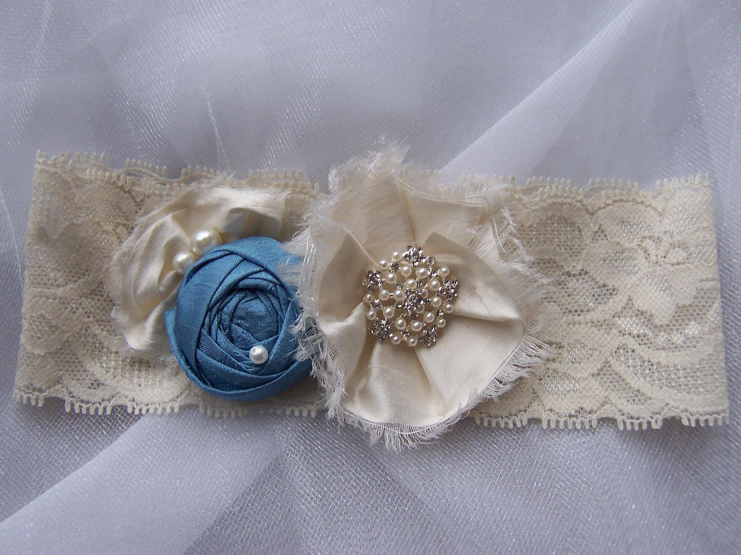 Silk Bridal Garter Set,