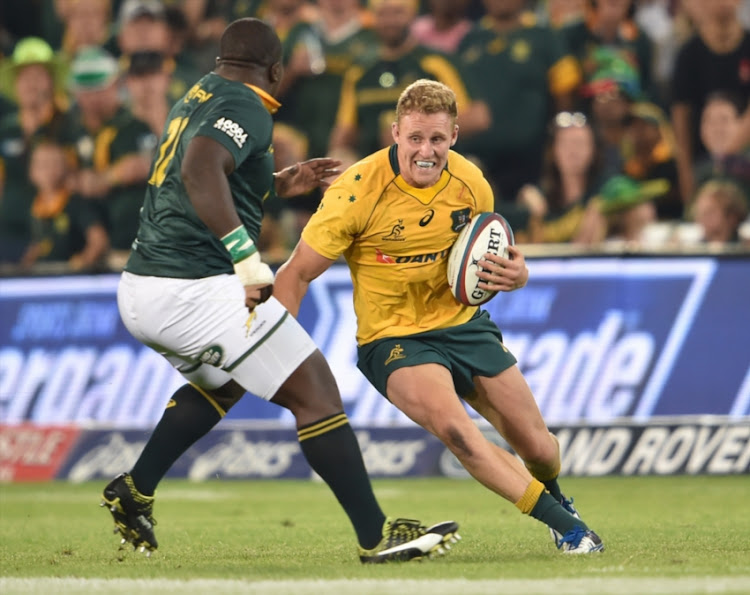 Reece Hodge of the Wallabies during the Rugby Championship 2017 match between South Africa and Australia at Toyota Stadium on September 30, 2017 in Bloemfontein, South Africa.