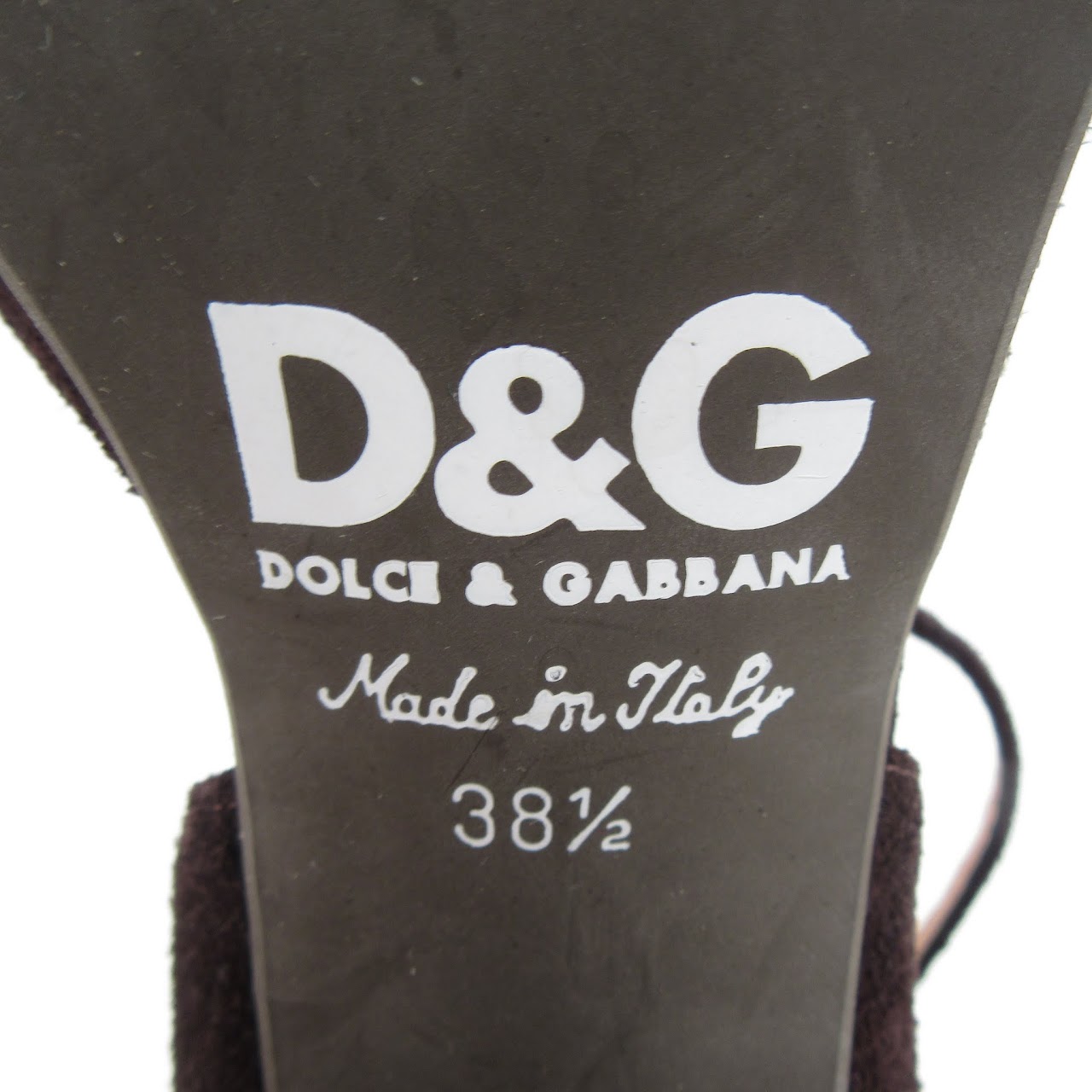 Dolce & Gabbana Brown Suede Pumps