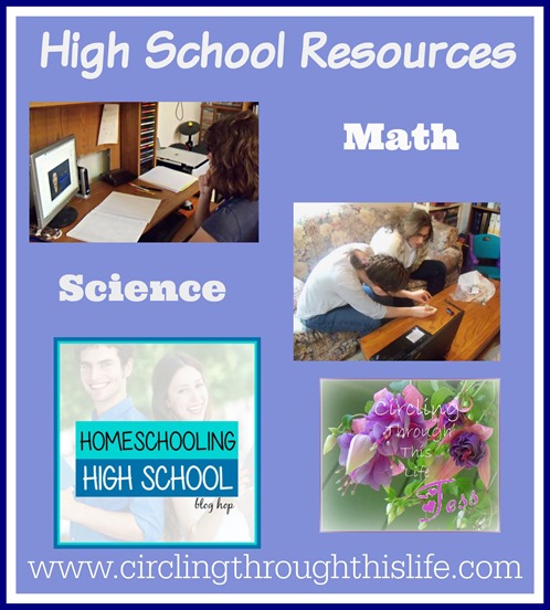 Homeschooling High School Blog Hop Math and Science Resources