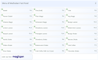 Madhuban Fast Food menu 2