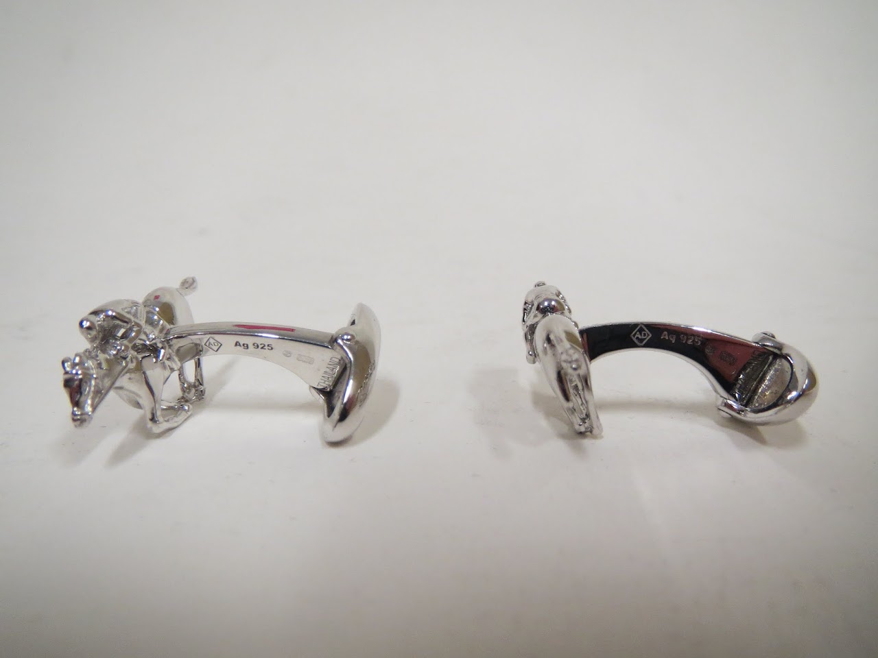 Dunhill Sterling Equestrian Cufflinks