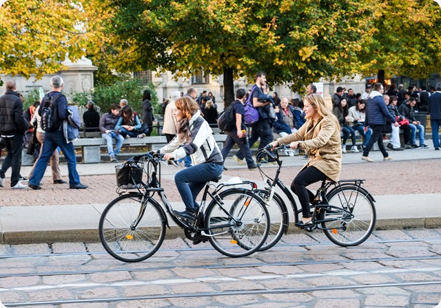 In America Latina sempre più pendolari preferiscono la bicicletta come mezzo di trasporto.