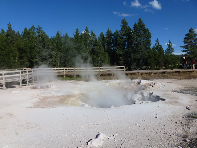 Midway y Lower Geyser Basin (Con Grand Prismatic Spring). Fountain Flat Drive - LAS ROCOSAS DE CANADA. YELLOWSTONE Y GRAND TETON. (62)