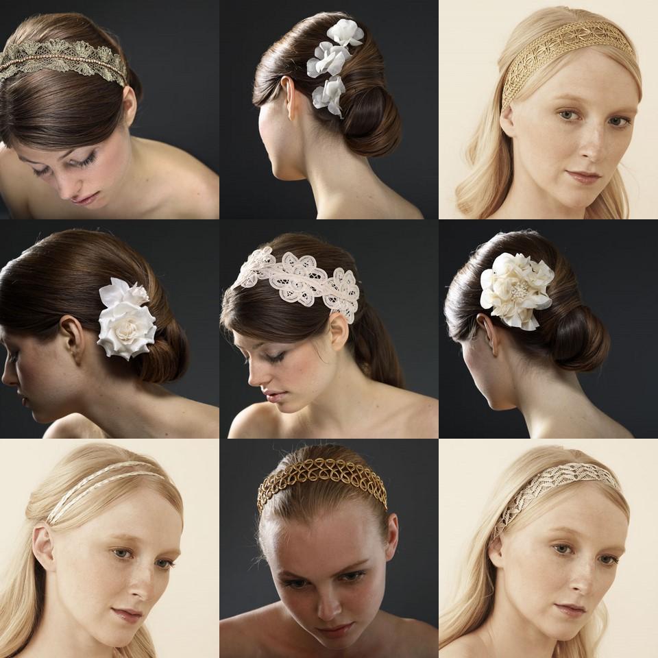 romantic hair accessories.