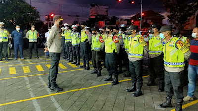 Kapolres Klungkung Pimpin Apel Kesiapan Pengamanan Bersepeda Jelajah Bike. 