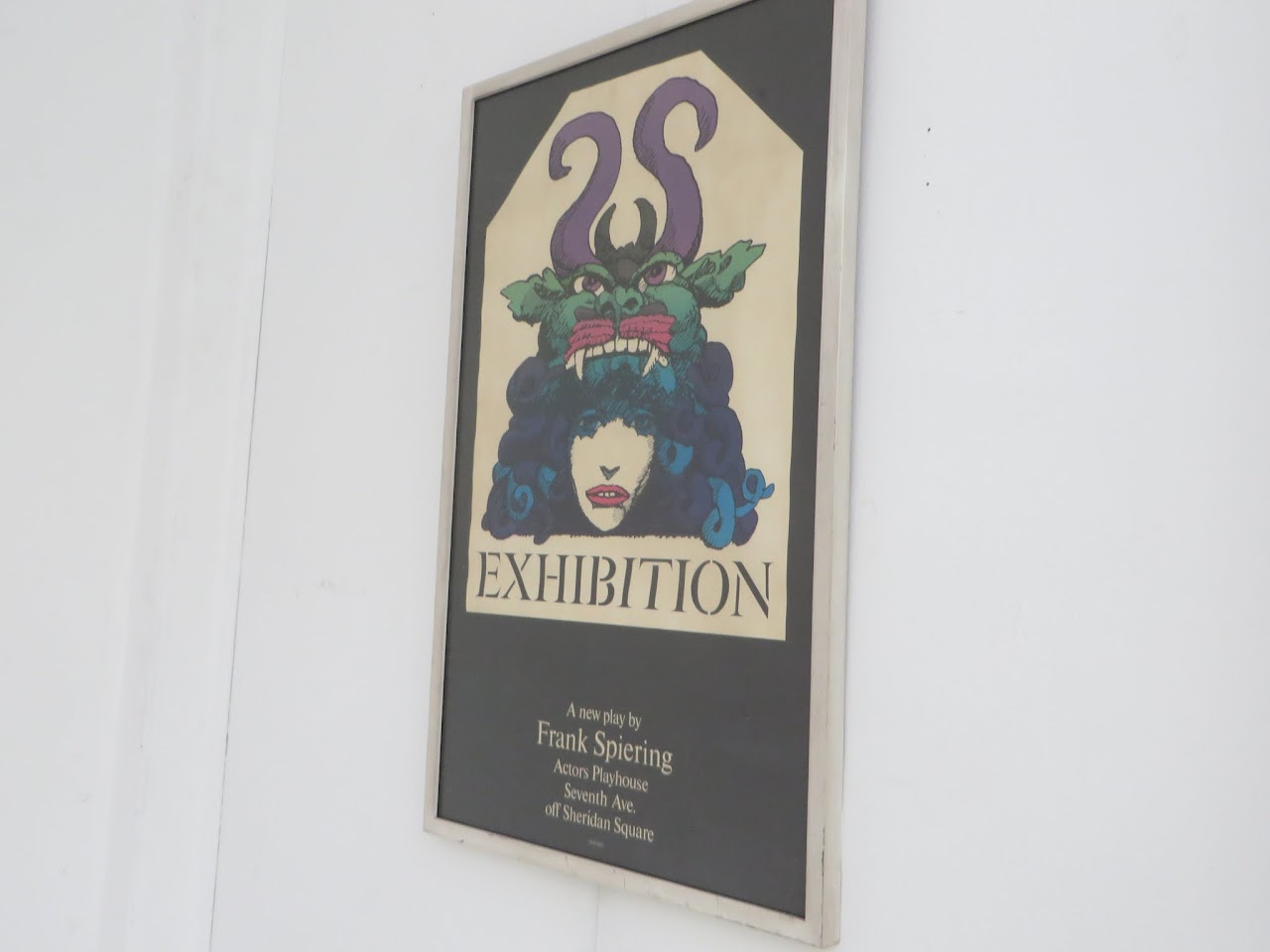 Milton Glaser Designed Exhibition Play Poster