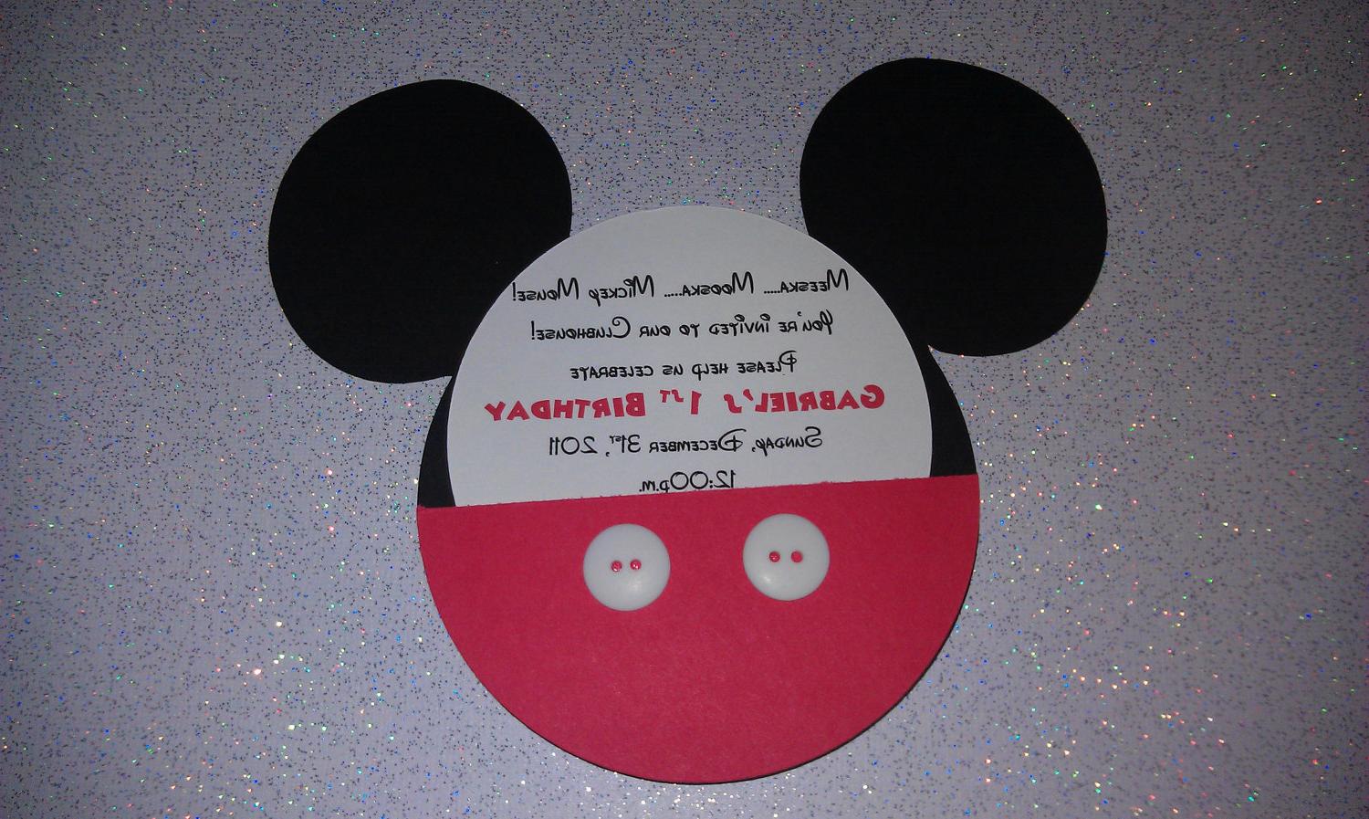 Handmade Mickey Mouse