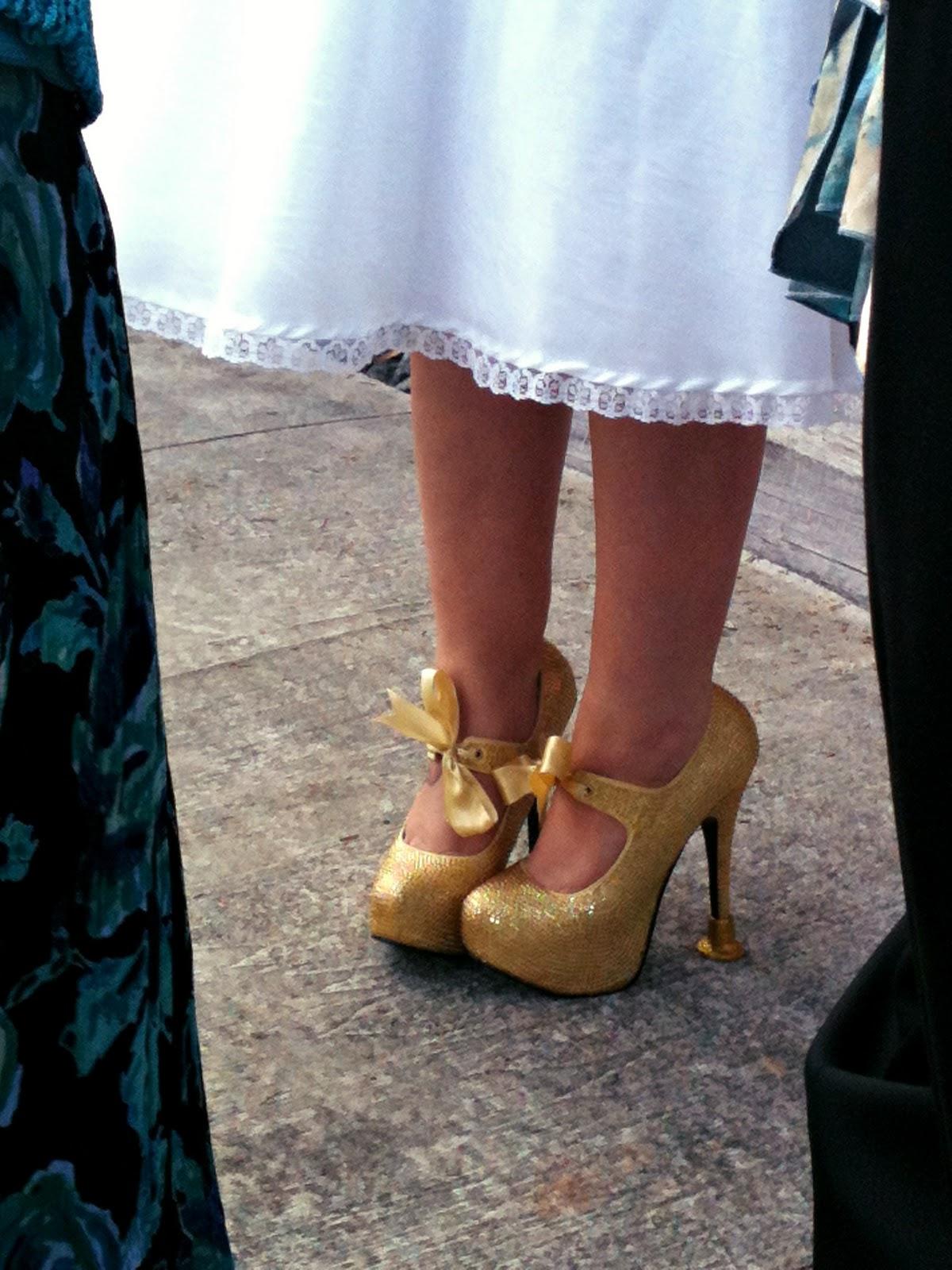 Wedding shoes  with glittery