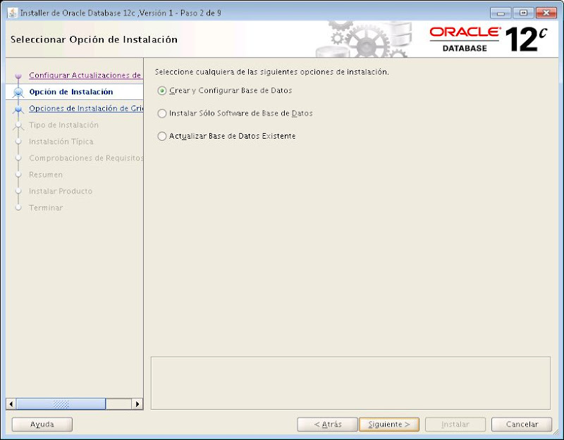 Instalar Oracle 12c en Linux CentOS 7