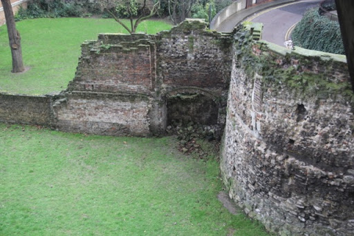 Roman Walls around Londinium from the Museum of London