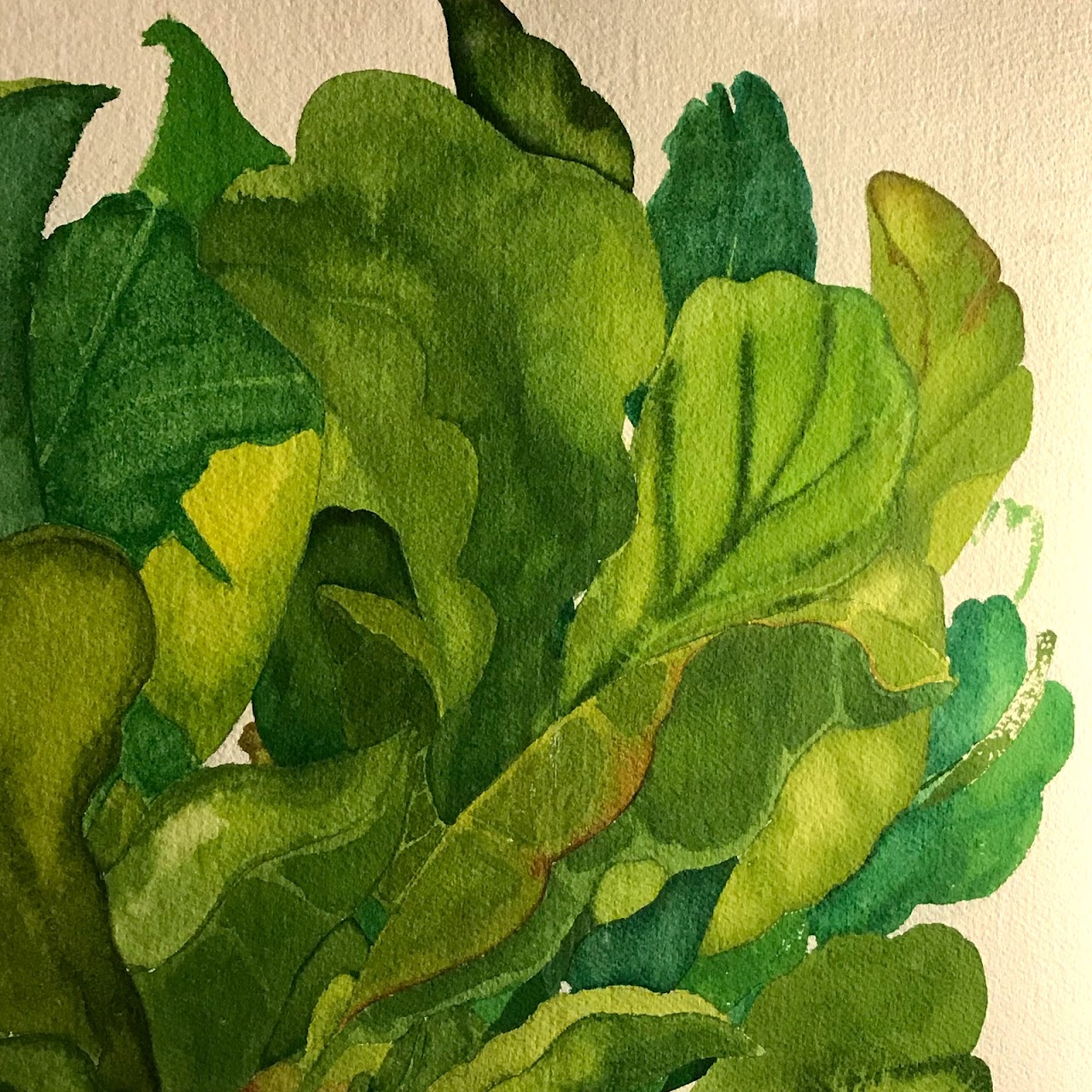 A. Leigh Signed Watercolor