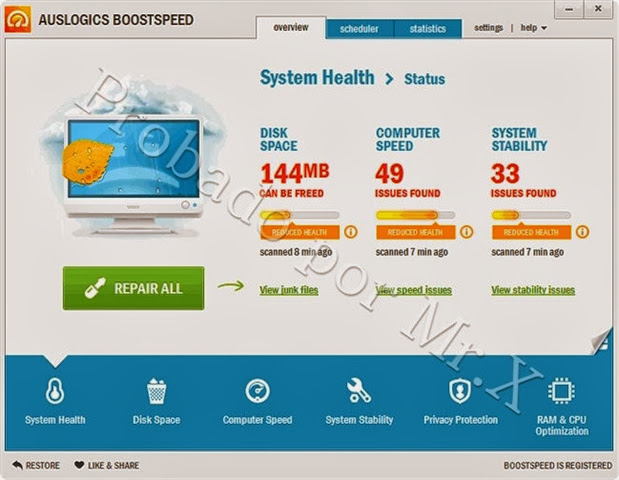 Auslogics BoostSpeed Todo en uno para el mantenimiento de PC 2013-09-29_21h05_28