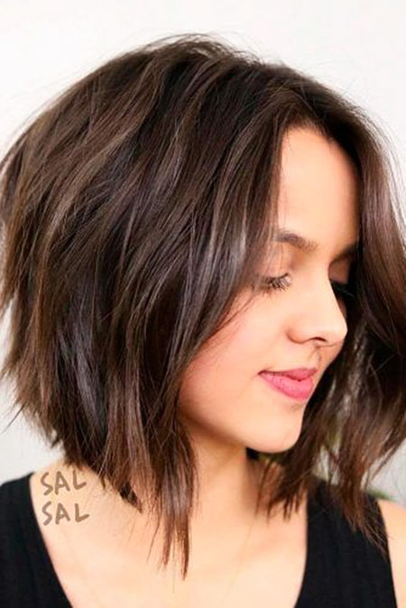 Short Layered Bob Hairstyles for Thick Hair - Fashionre