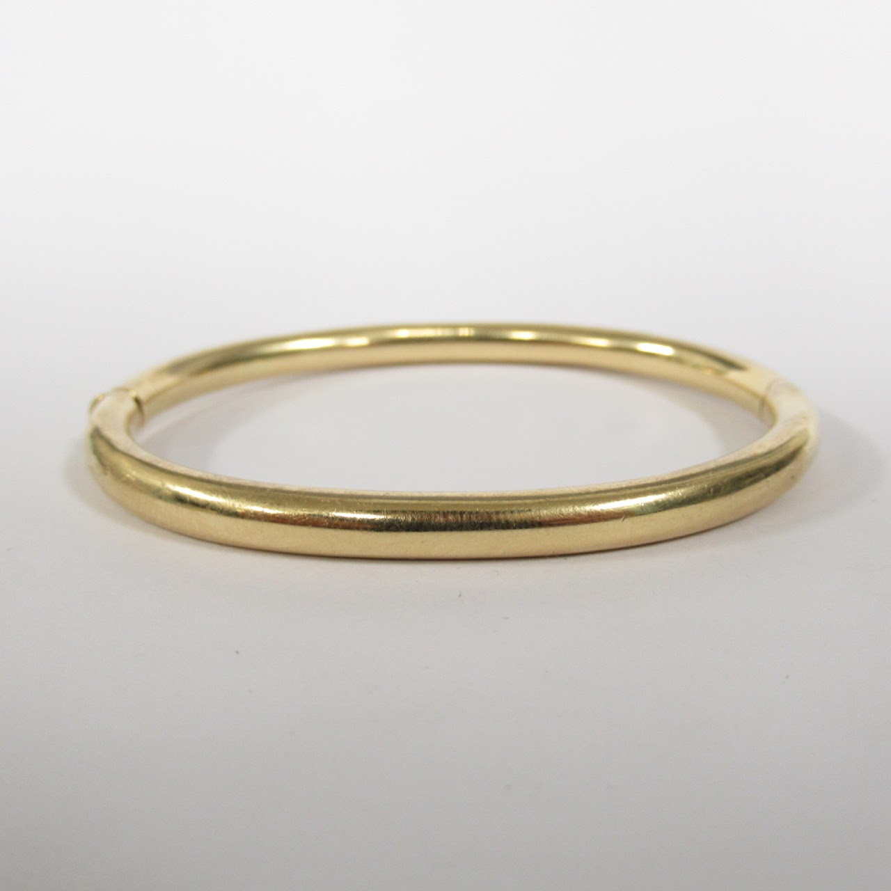 14K Gold Tubular Bracelet