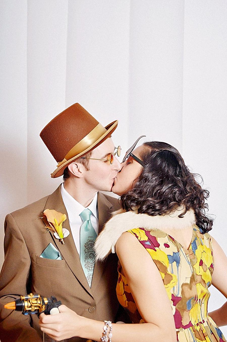 liz and shawn . portrait booth