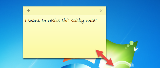 Note adesive, Windows 7, Windows 8.1